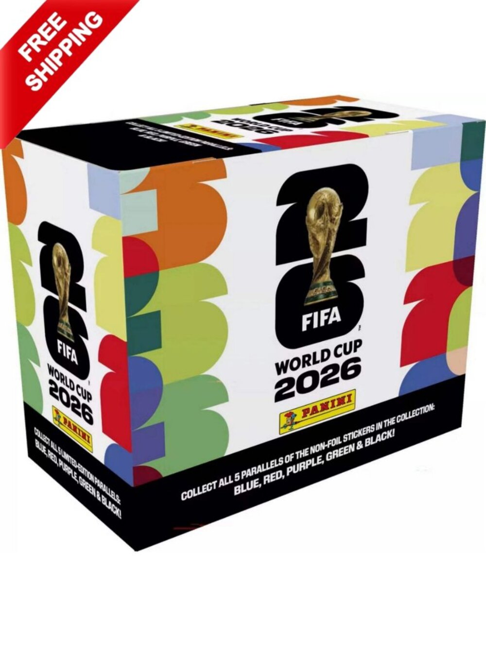 2026 Panini FIFA World Cup Soccer 25-Pack Sticker Box
